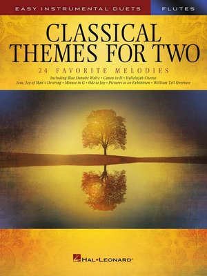 cover image of Classical Themes for Two Flutes--Easy Instrumental Duets